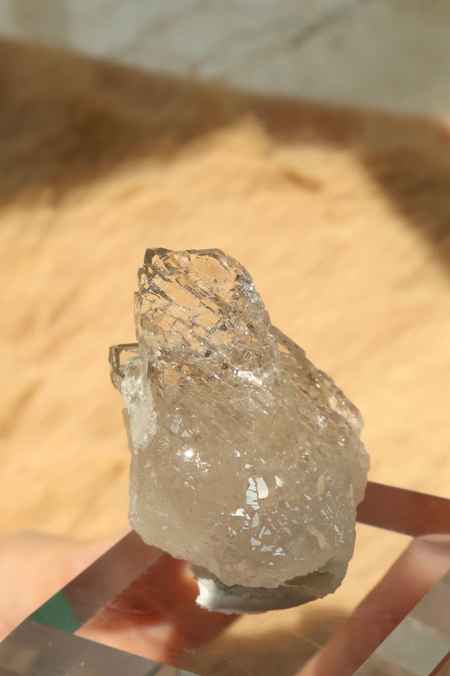 Switzerland Light Smoky Quartz, Nirvana Eroded Crystal - 17g