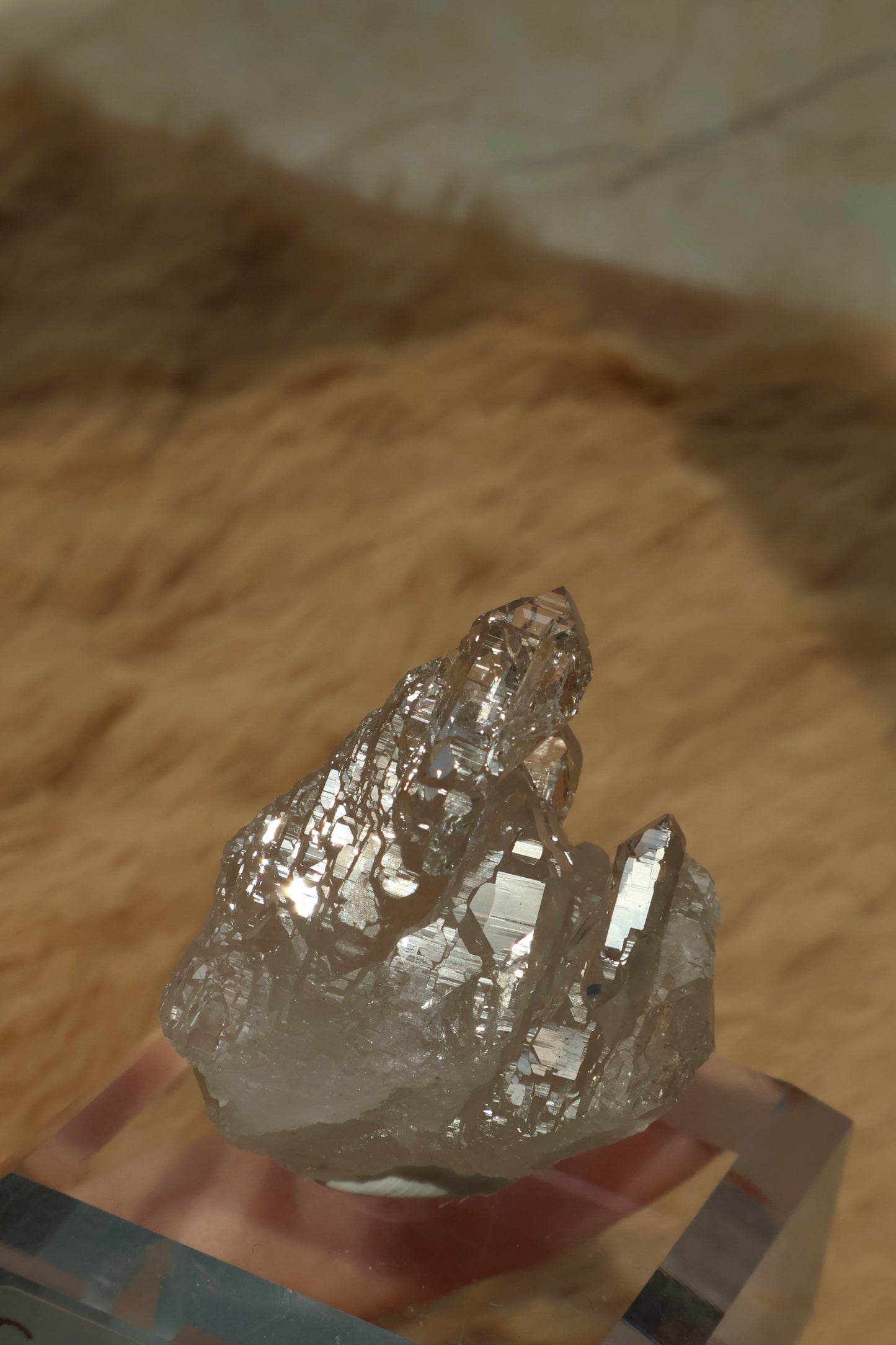 Switzerland Light Smoky Quartz, Nirvana Eroded Crystal - 17g