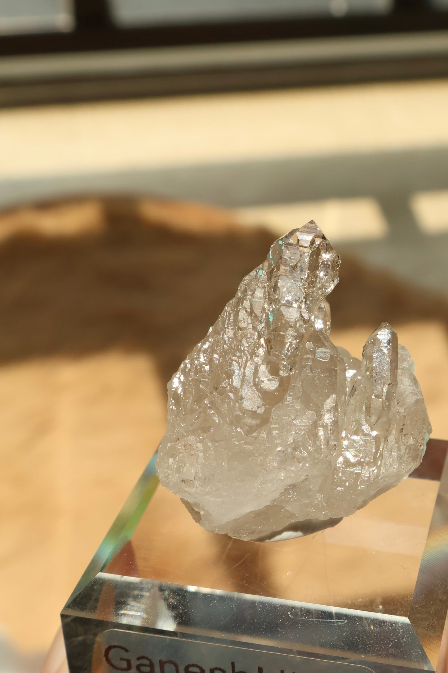 Switzerland Light Smoky Quartz, Nirvana Eroded Crystal - 17g
