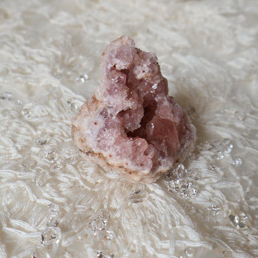 Argentina Rose Quartz Geode/Cave - 33.2g