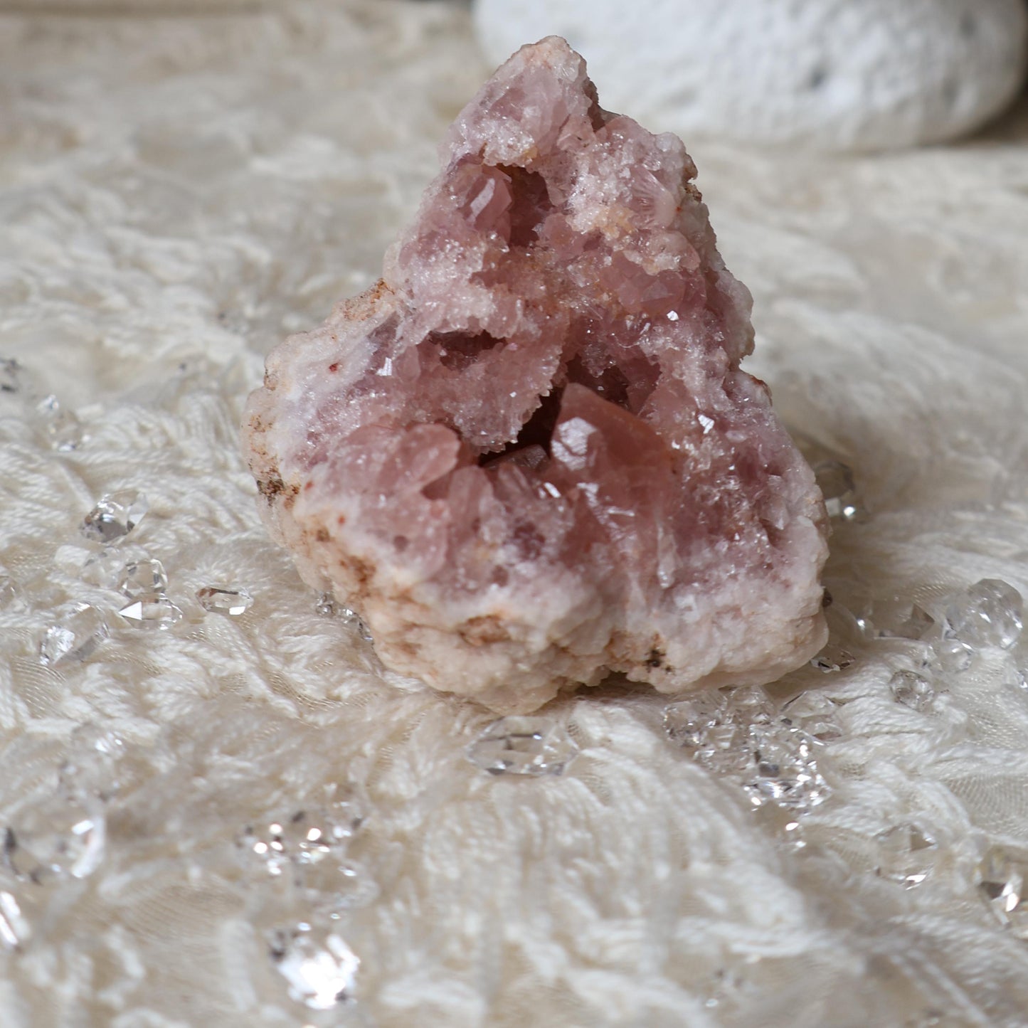 Argentina Rose Quartz Geode/Cave - 33.2g