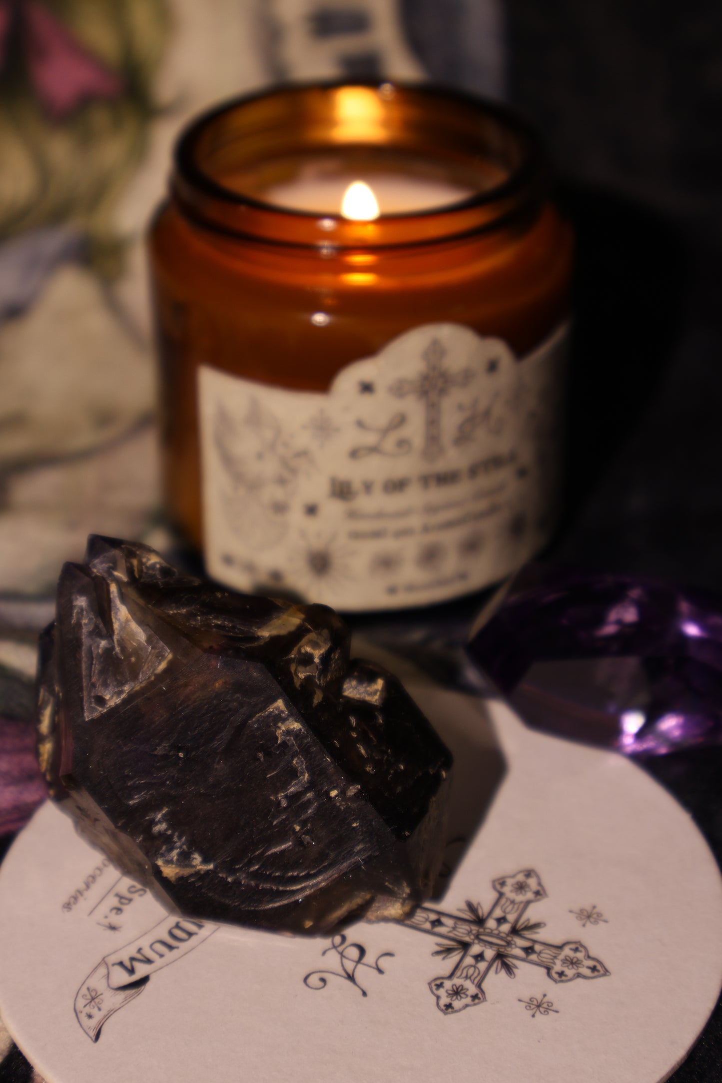 Namibia Super Seven, Deep Purple with Red Strawberry-like Mineral - 99.5g