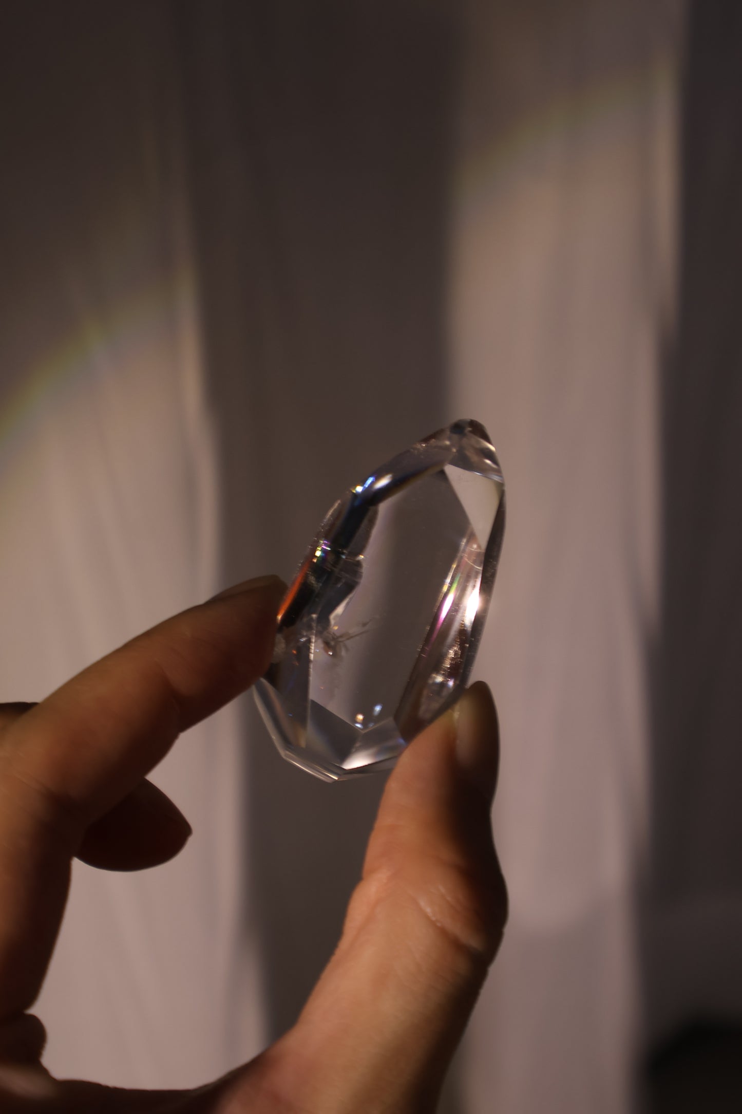 {DEAL} Vitreous Rock Crystal with Rainbow Halo - 32.5g