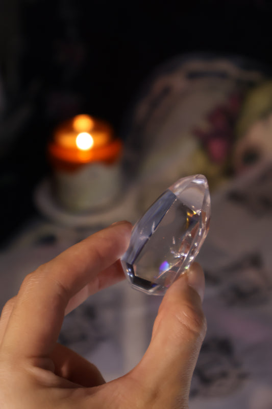 {DEAL} Vitreous Rock Crystal with Rainbow Halo - 32.5g