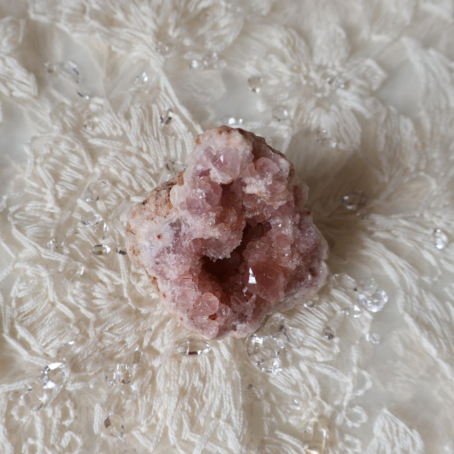 Argentina Rose Quartz Geode/Cave - 33.2g