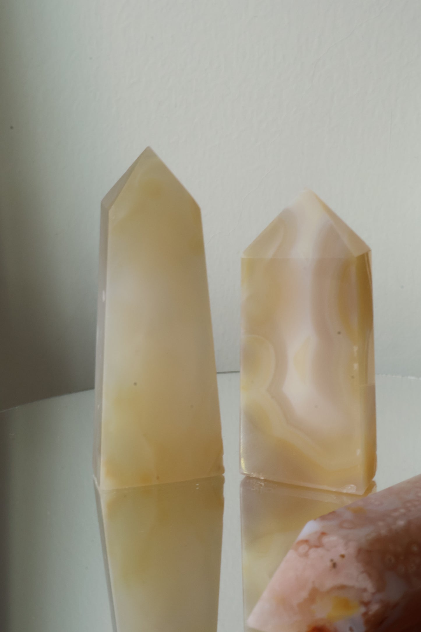 Mexican Lace Agate Tower Set (Pack of 3)