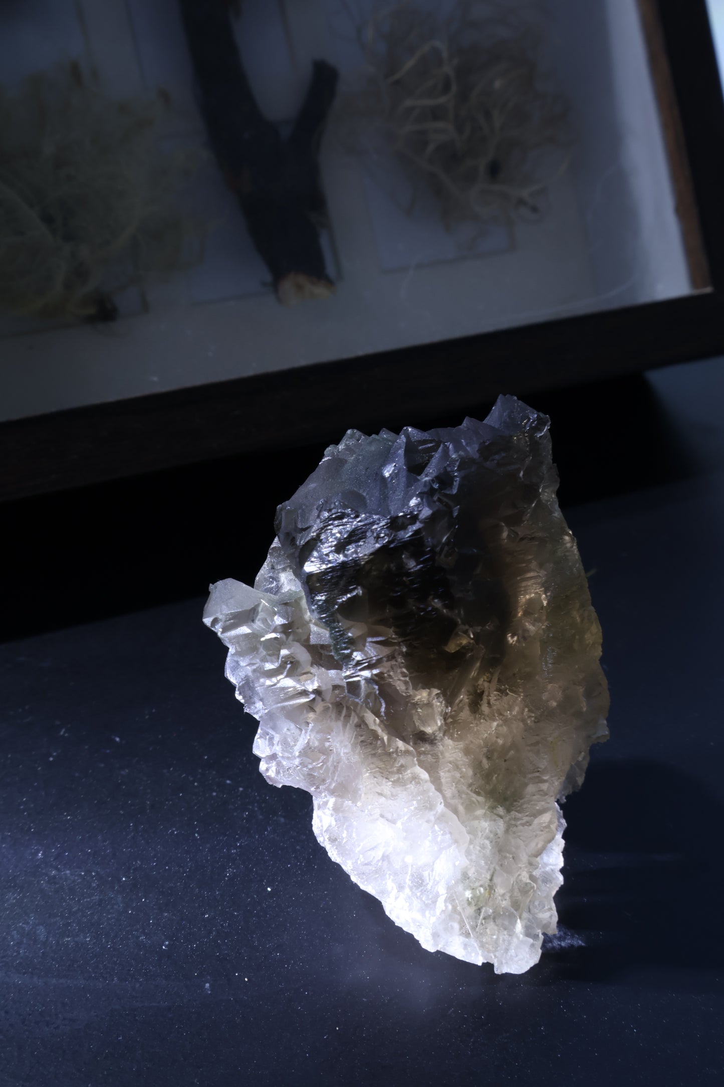 Premium Etched Himalayan Quartz with Green Chlorite - 108.6g